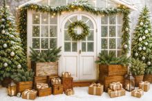 Фон стена "New year wall №67"