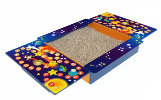 Песочница с крышкой Модерн 1500х1500х480