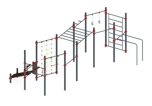 Воркаут комплекс 28 (89) 7460х6340х2600