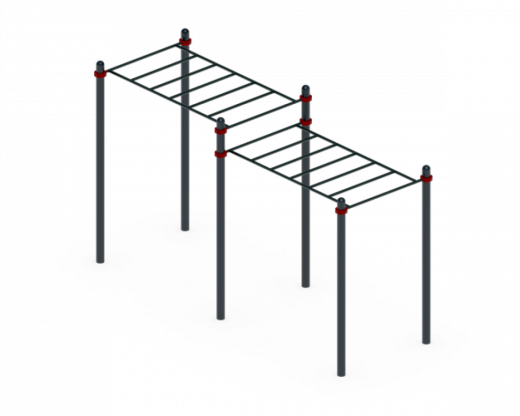 Воркаут Рукоход двойной (108) 4260х1510х2600