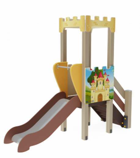 Горка Королевство 750 2770х820х2730