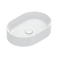 Раковина настольная Catalano Zero 122500001 без перелива 50x35 h12 без отв. под смеситель покрытие Cataglaze+ схема 1