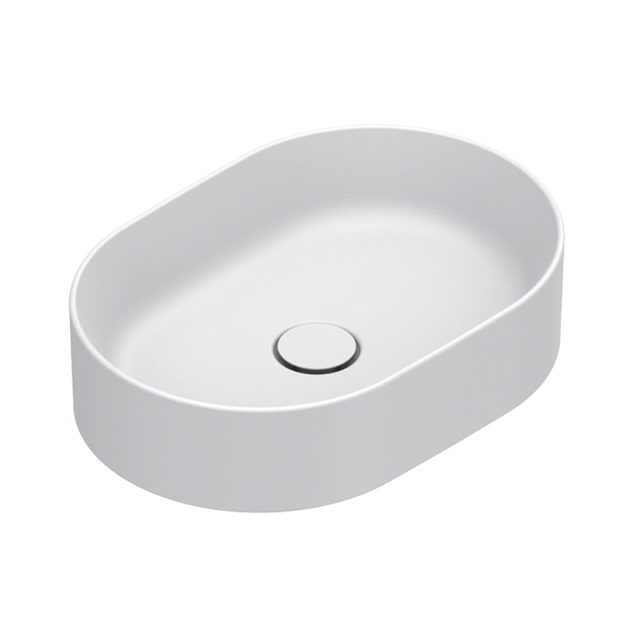 Раковина настольная Catalano Zero 122500001 без перелива 50x35 h12 без отв. под смеситель покрытие Cataglaze+ ФОТО