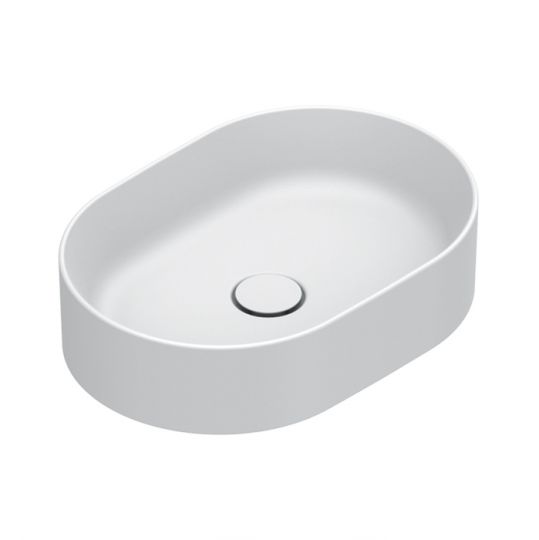 Раковина настольная Catalano Zero 122500001 без перелива 50x35 h12 без отв. под смеситель покрытие Cataglaze+ схема 2