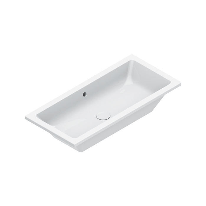 Изображение Раковина Catalano ZERO 124810001 встраиваемая под столешницу 80x37 см цвет белый глянцевый