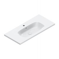 Раковина встраиваемая/подвесная Catalano Alvea 100x46 см покрытие Cataglaze+ цвет белый глянцевый схема 2 Раковина встраиваемая/подвесная Catalano Alvea 100x46 см покрытие Cataglaze+ цвет белый глянцевый схема 2