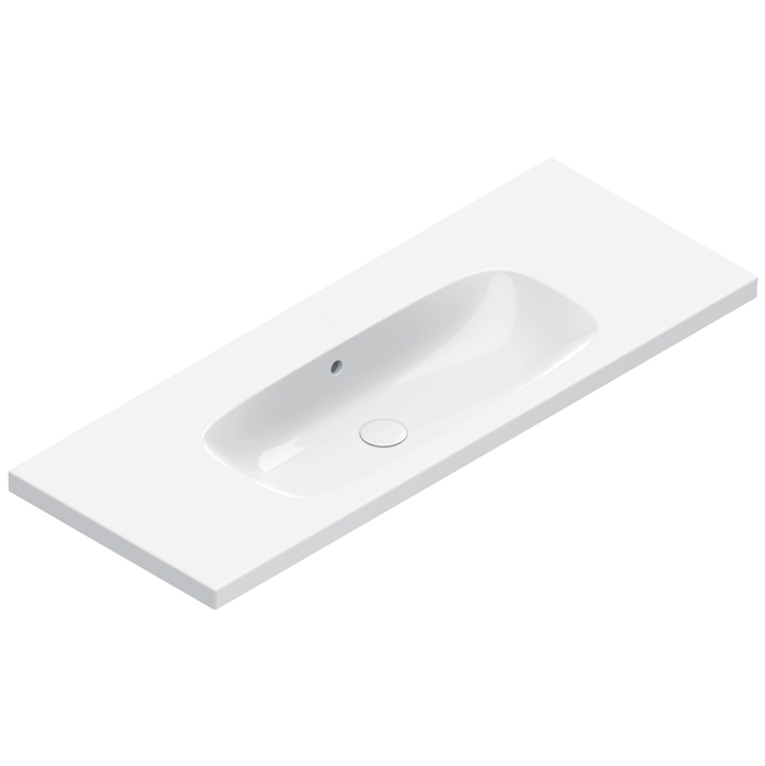 Раковина встраиваемая/подвесная Catalano Alvea 621210001 120x46 см покрытие Cataglaze+ цвет белый глянцевый