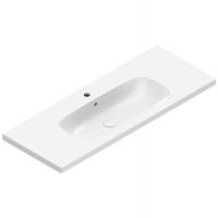 Раковина встраиваемая/подвесная Catalano Alvea 621210001 120x46 см покрытие Cataglaze+ цвет белый глянцевый схема 2