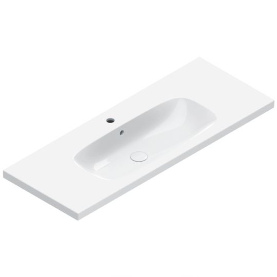 Раковина встраиваемая/подвесная Catalano Alvea 621210001 120x46 см покрытие Cataglaze+ цвет белый глянцевый схема 2