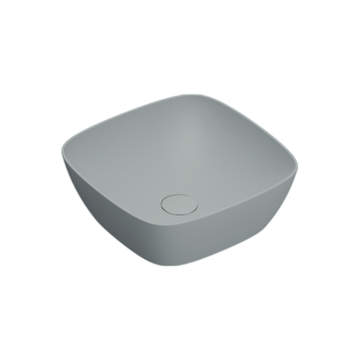 Раковина накладная Catalano Alvea 622400001 40x40 см без отв. под смеситель покрытие Cataglaze+ ФОТО