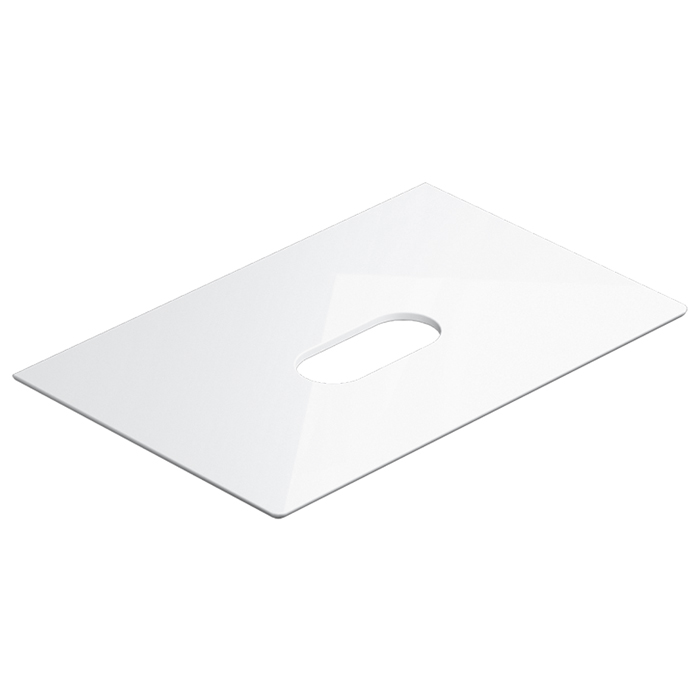 Изображение Столешница керамическая Catalano 830750001 75x50см с отверстием  цвет: белый глянцевый