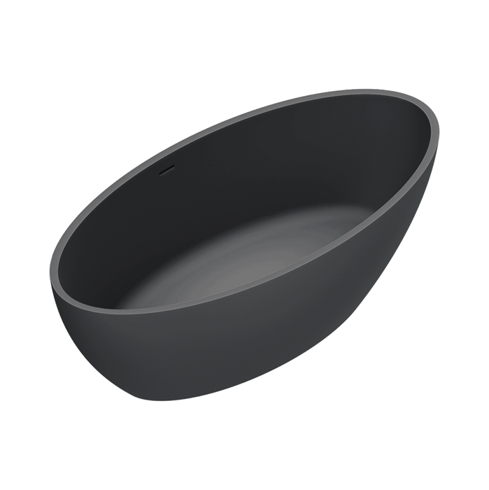 Изображение Ванна Catalano Solid 7239010022 165x80 см отдельностоящая цвет: черный матовый