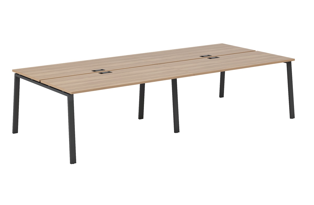 Рабочая станция на 4 места на А образном м/к 60х30