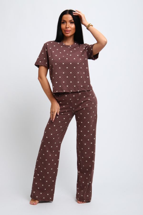 Пижама женская 309 [коричневый]