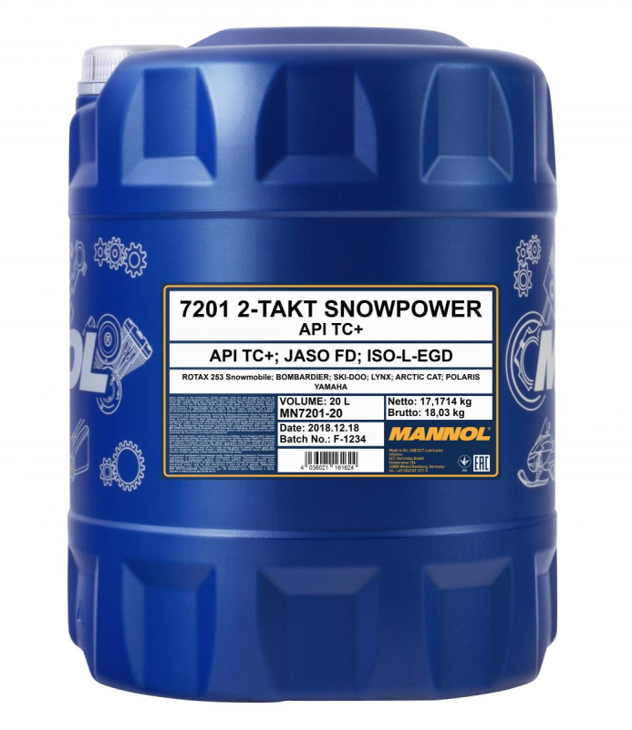 Mannol 2-TAKT SNOWPOWER, 20л