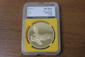КНДР 10 вон "Орел" 2019 год Proof