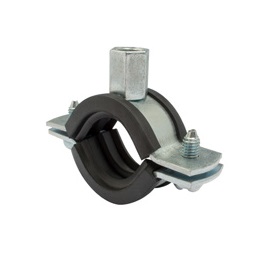 Хомут сантехнический  (40-45/39-46) 1?" М8 комплект (дюб.10х50/шпил.8х80)