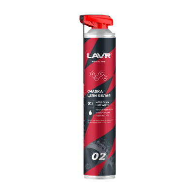 Lavr Motoline Смазка цепи для мотоциклов белая, 1л