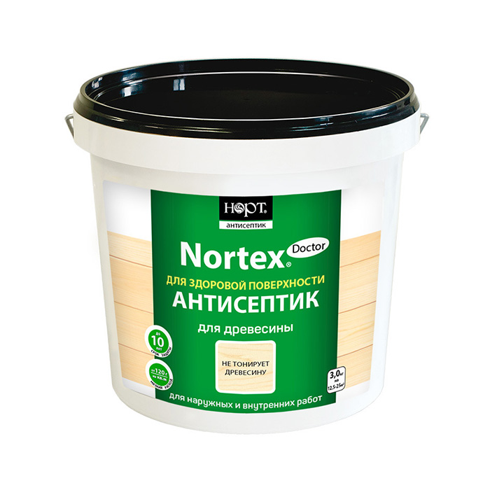 Антисептик «Нортекс-Доктор» для древесины, бетона, камня, кирпича Россия «Стандарт», 21кг.