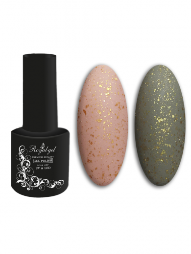 "POTAL MATE GOLD" матовый топ с поталью без липкого слоя. PМZT