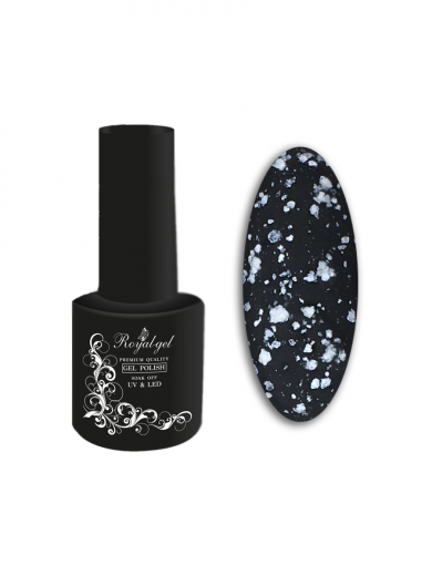 "DOT TOP MATE WHITE" матовый топ с белыми хлопьями без липкого слоя VTD01 