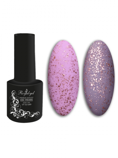 "POTAL MATE ROSE GOLD" матовый топ с поталью без липкого слоя PМRZT