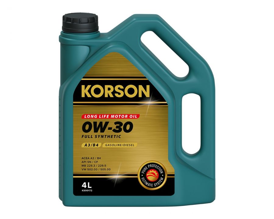 Korson Full Synthetic 0W⁠-⁠30 A3/B4, 4л