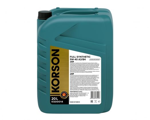 Korson Full Synthetic A3/B4 5W⁠-⁠30, 20л