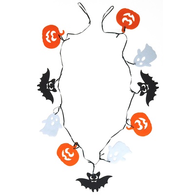 Гирлянда "Тыква, Мышь, Привидение" 1,8м