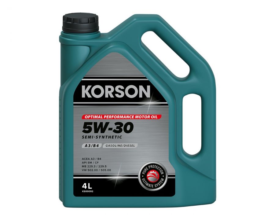 Korson Semi - Synthetic 5W⁠-⁠30 A3/B4, 4л