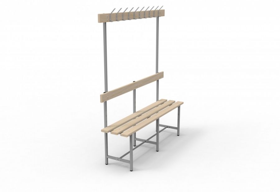 Скамья СВТ-5 (с крючками, регулируемой опорой)