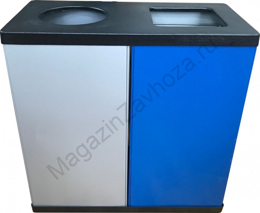 Урна для раздельного сбора мусора ДУЭТ (2 БАКА)