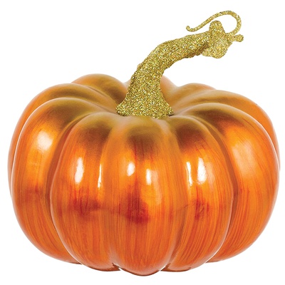 Фигура Тыква металлик пенопласт (12см)