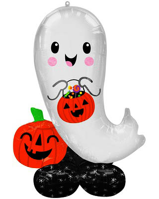 Шар-фигура "Привидение и Тыква"