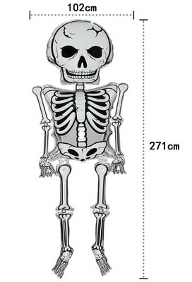 Шар-фигура "Скелет гигант" (2,7 м)