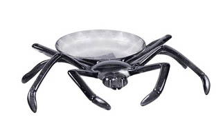 Конфетница Паук черный (24см, 12 шт)