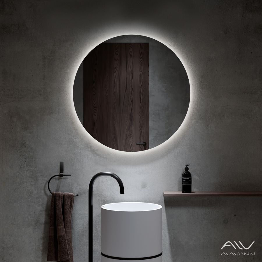 Зеркало Rondo 80 с подсветкой