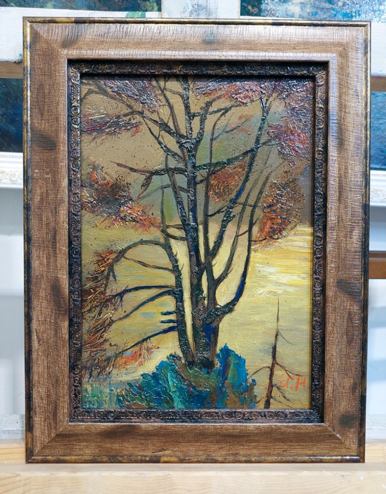 картина "Байкальская лиственница"