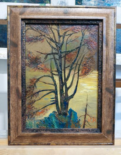 картина "Байкальская лиственница"