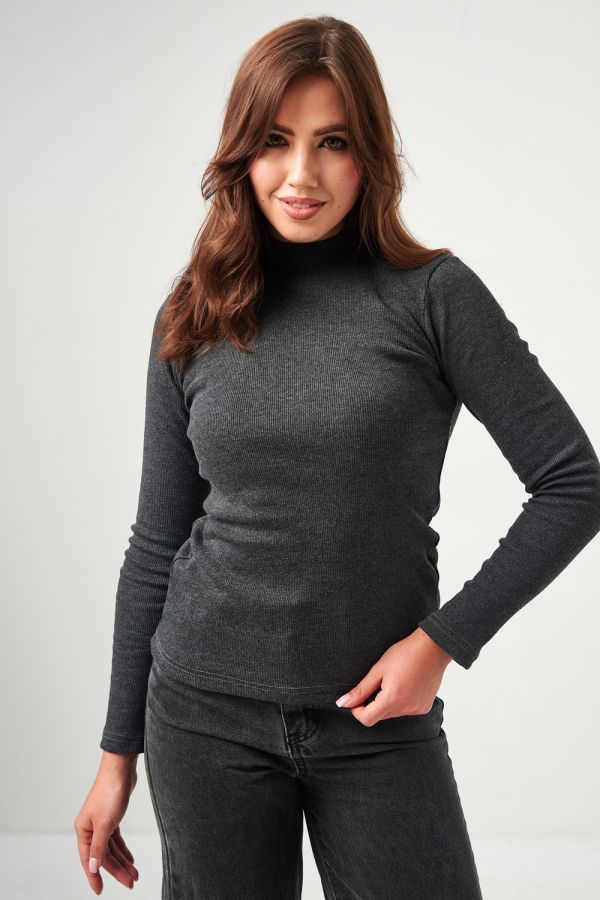 52713 Водолазка женская [темно-серый]