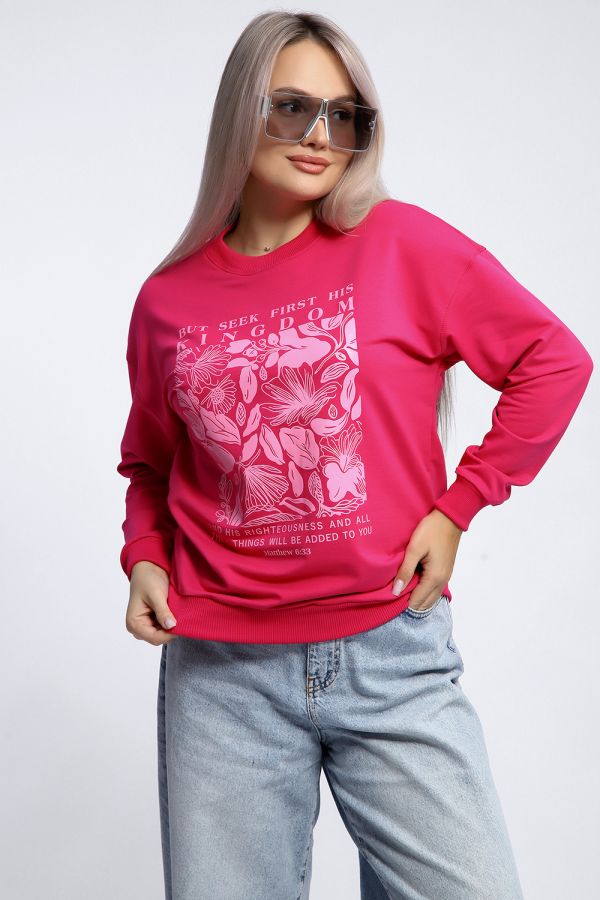 Толстовка 80047 [фуксия]