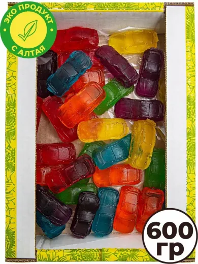 Мармелад "Каравайка" желейный "Машинки" 600гр Мармелад "Каравайка" желейный "Машинки" 600гр