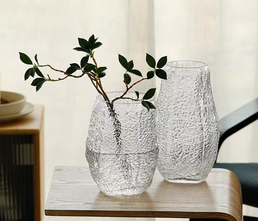 Ваза стеклянная D15 * H19,5 цвет прозрачный