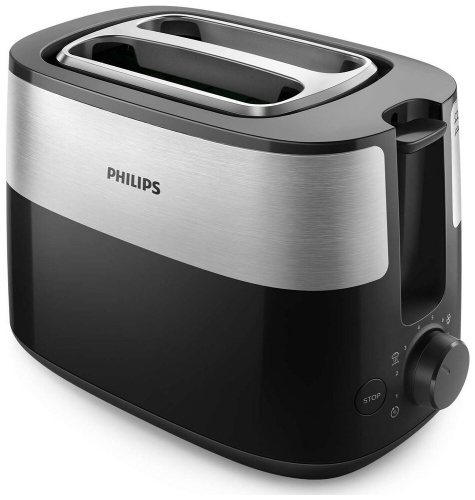 Тостер PHILIPS Daily Collection HD 2516/90 Silver/Black