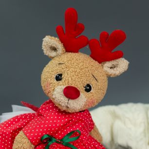 Набор Олененок в красном платье