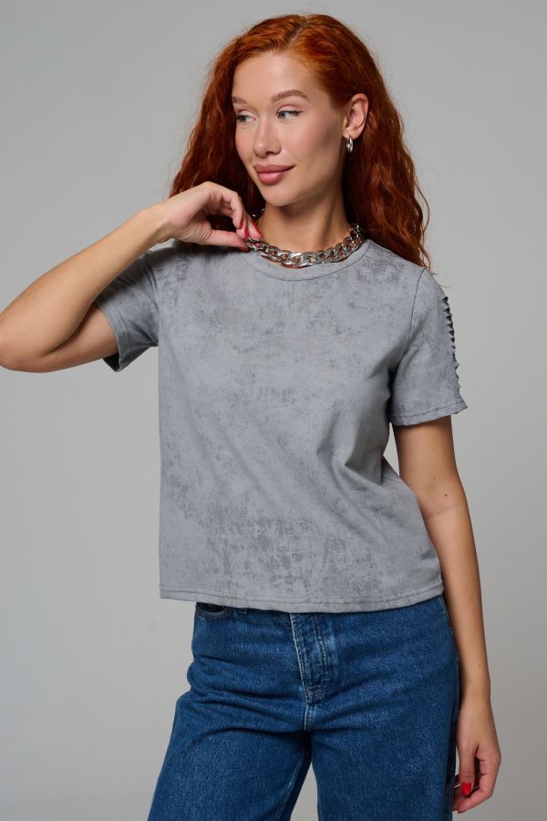 7497 футболка женская [серый винтаж]