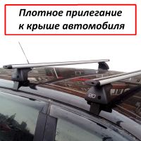 Багажник на крышу Mitsubishi L200 (2007-2014), ЕД, крыловидные дуги