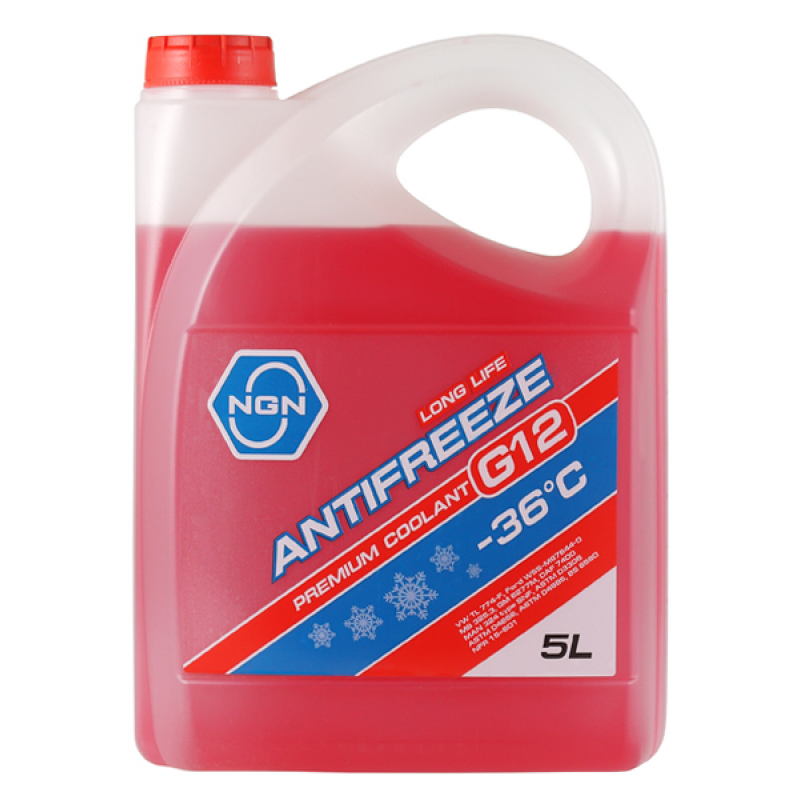 NGN Antifreeze G12 Concentrate -36, 5л