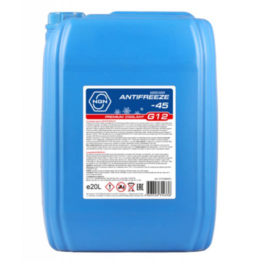 NGN Antifreeze G12 Concentrate -45, 20л