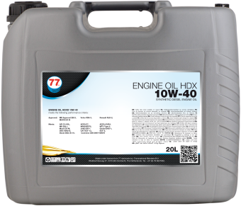 77 Lubricants Engine Oil HDX 10W-40, 20л